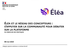 Webinaire : Éléa et le Réseau des concepteurs