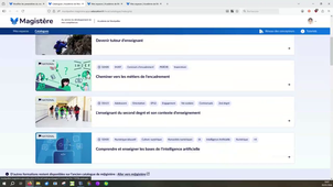Créer un parcours magistère dans magistère