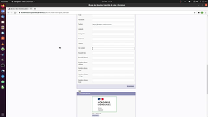 Identié du site : les informations de votre établissement