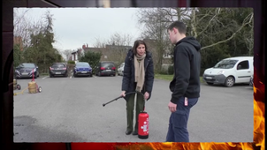 La manipulation des extincteurs