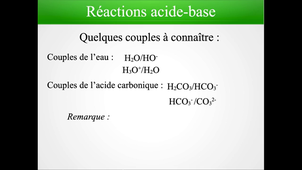 CTM1a-1 : Acido-basicité