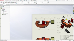Insérer une vue éclatée dans un plan