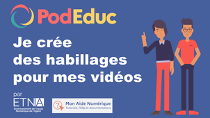 Je crée des habillages pour mes vidéos