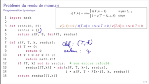 Programmation dynamique - partie 2