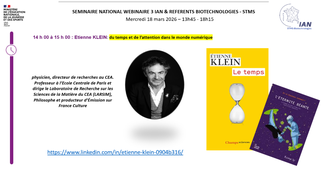 Etienne Klein - Le Temps & Le Numérique - Séminaire National 2026