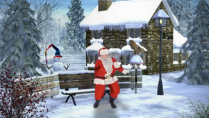 Bleu Père Noël Fêtes Vidéo Couverture Facebook .mp4