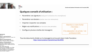 Messagerie - Paramétrage smartphone ou tablette [1/4h DSII]