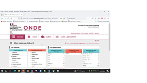ESMS - Formation sur ONDE, application de gestion des élèves dans le 1er degré