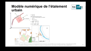 Simulation numérique de l'étalement urbain et son impact sur l'environnement : vers un jumeau numérique climatique – EduBIM 2022