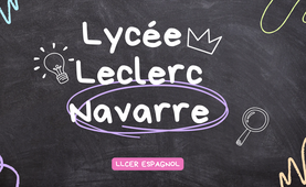 LLCER Espagnol - LPO LECLERC-NAVARRE