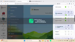 Notifications ENT parents