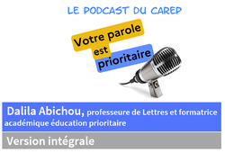 Entretien avec Dalila Abichou, professeure de Lettres et formatrice académique éducation prioritaire