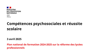 PNF Réforme des lycées professionnels 3 avril 2025 - 3e session