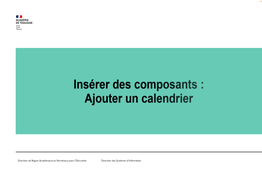 Drupal 10 - Contenu - Ajouter un calendrier