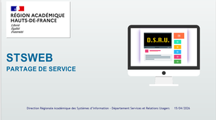 STSWEB saisir un cours partagé