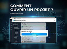 Vittascience - ouvrir un projet