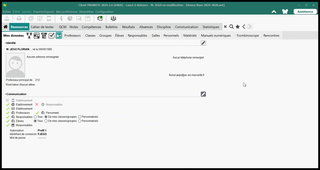 tuto paramétrage communication pronote