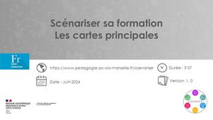 Scénariser sa formation : Les cartes principales