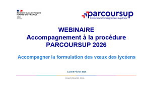 Accompagner la formulation des voeux des lycéens - 09.02.2026