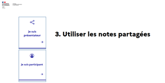 Utiliser les notes partagées dans visio-agent