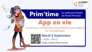 REPLAY - Prim'Time du 2 septembre 2025 - App en Vie / Maths en vie par Christophe Gilger