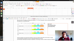 Tableur : Manipuler des formules, niveau 1