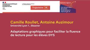 Adaptations graphiques pour faciliter la fluence de lecture pour les élèves DYS