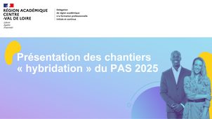 Présentation chantiers numériques - PAS 2025 - Ac. Orléans-Tours