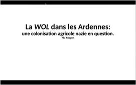 Café HG Février 2023 : La WOL dans les Ardennes pendant la 2e guerre mondiale