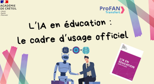IA EN ÉDUCATION: le cadre d'usage officiel