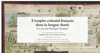 Café HG  Janvier 2023 : Présence coloniale française au Sénégal et rapports métropole/colonie