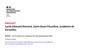 Procast Lycée Edmond Rostand, Saint-Ouen-l’Aumône, académie de Versailles