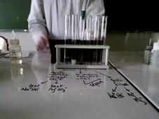 Réaction entre du Fer et une solution d'Acide Chlorhydrique