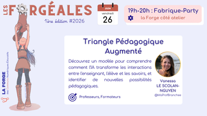 FABRIQUE-PARTY Triangle pédagogique augmenté