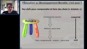 L'éducation au développement durable c'est quoi ?