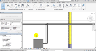 BIM - REVIT MEP Tutoriels complets: Projet océane groupe eg et alim retour uta manuel