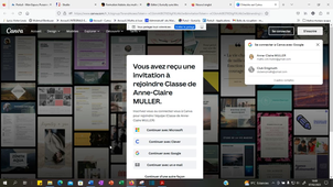 Comment créer un design et l'envoyer au professeur via sa classe CANVA