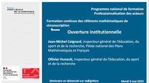 PNF 2022/2023 - RMC - Journée 4 - Introduction institutionnelle