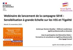 Webinaire de lancement de la campagne SEVE