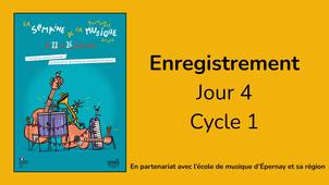 La semaine de la musique - Jour 4 - Cycle 1