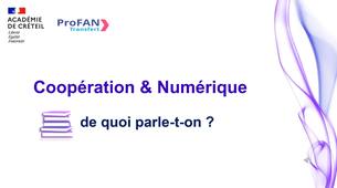 Coopération pédagogique & Numérique