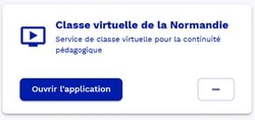 Tutoriel sur la Classe virtuelle de la Normandie sur apps.education.fr pour les élèves
