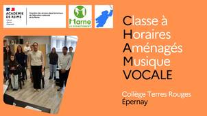 CHAM Vocale Collège Terres Rouges Epernay - Vidéo de présentation