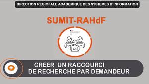 SUMIT AGENT CREATION RACCOURCI RECHERCHE PAR DEMANDEUR