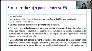 2/4 Webinaire BTS Banque 14 novembre: Présentation de l'évaluation du bloc 4 et de l'épreuve E6