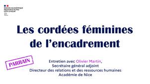 Cordées féminines de l'encadrement : Olivier Martin