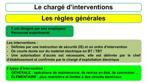 Chargé d'intervention