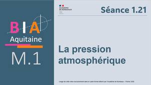 M1-S1.21 - La pression atmosphèrique