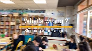 What's wrong - Sleeping is not a sport.mp4