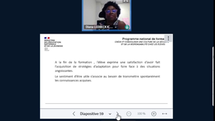 Webinaire Culture sécurité 31 MAI - Le secourisme, un parcours d’apprentissage transversal - Académie de Guadeloupe